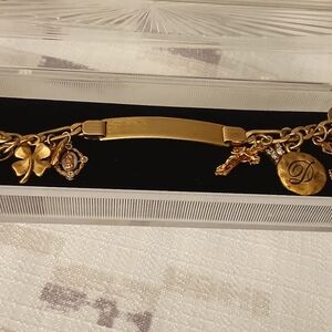 Women's Gold Charm Bracelet